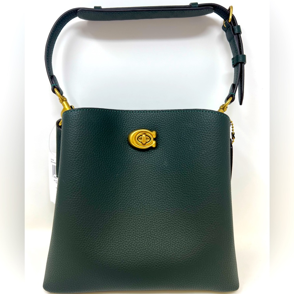 New coach Crossbody bucket Amazon Green Multi